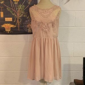 Pink Lacy Dress